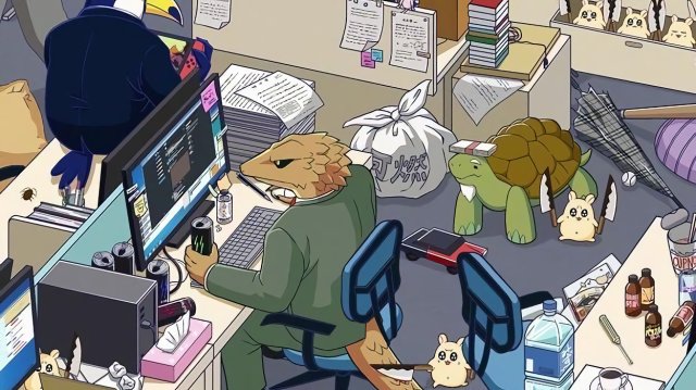 Nhân viên văn phòng động vật Châu Phi (African no Salaryman 2019)