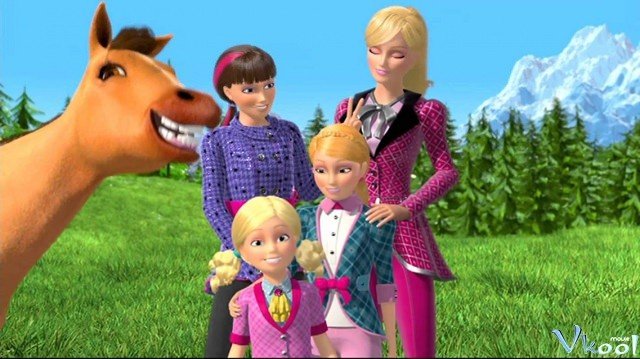 Xem Phim Barbie Và Chị Gái: Câu Chuyện Về Ngựa Pony - Barbie & Her Sisters In A Pony Tale - Ahaphim.com - Ảnh 3