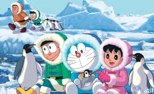 Xem Phim Doraemon: Nobita Và Chuyến Thám Hiểm Nam Cực Kachi Kochi - Doraemon: Great Adventure In The Antarctic Kachi Kochi - Ahaphim.com - Ảnh 3