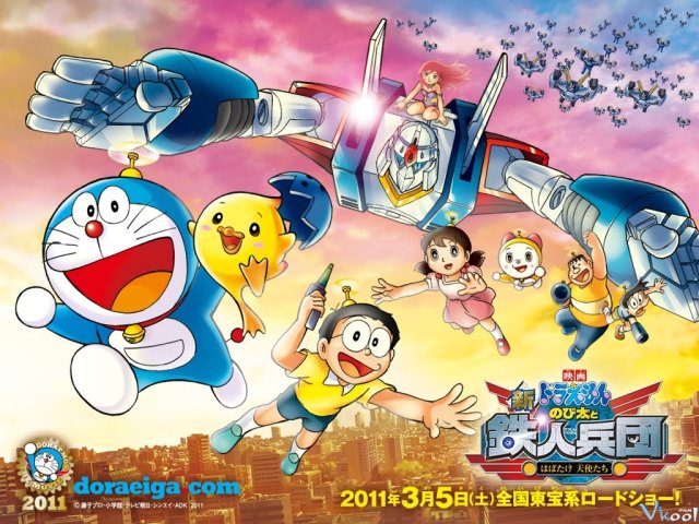 Cuộc Xâm Lăng Của Binh Đoàn Robot (Doraemon: Nobita And The New Steel Troops: Angel Wings)