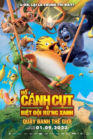 Hổ Cánh Cụt & Biệt Đội Rừng Xanh 2: Quậy Banh Thế Giới (The Jungle Bunch: Operation Meltdown 2023)