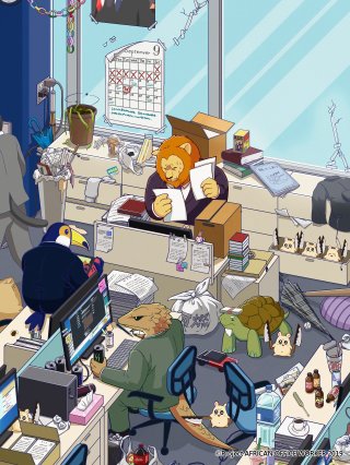 Nhân viên văn phòng động vật Châu Phi (African no Salaryman 2019)